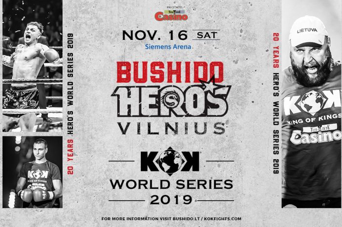 KOK’80 WORLD SERIES 2019 & MMA BUSHIDO HERO’S 16.11.2019