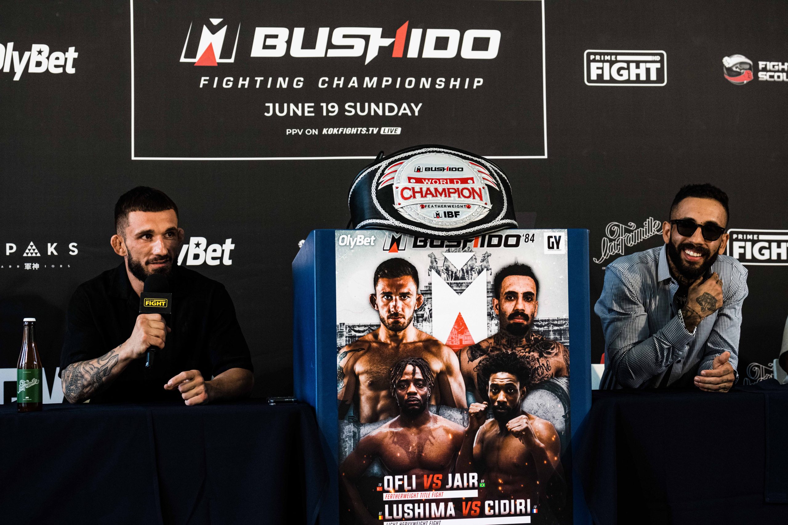 Moments from Bushido84 press conference in Brussels !