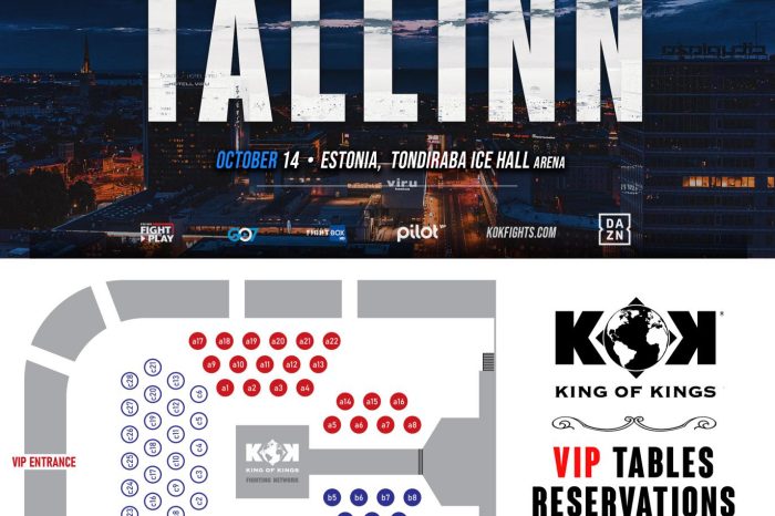 INFORMATION for VIP tickets sales in Tallinn