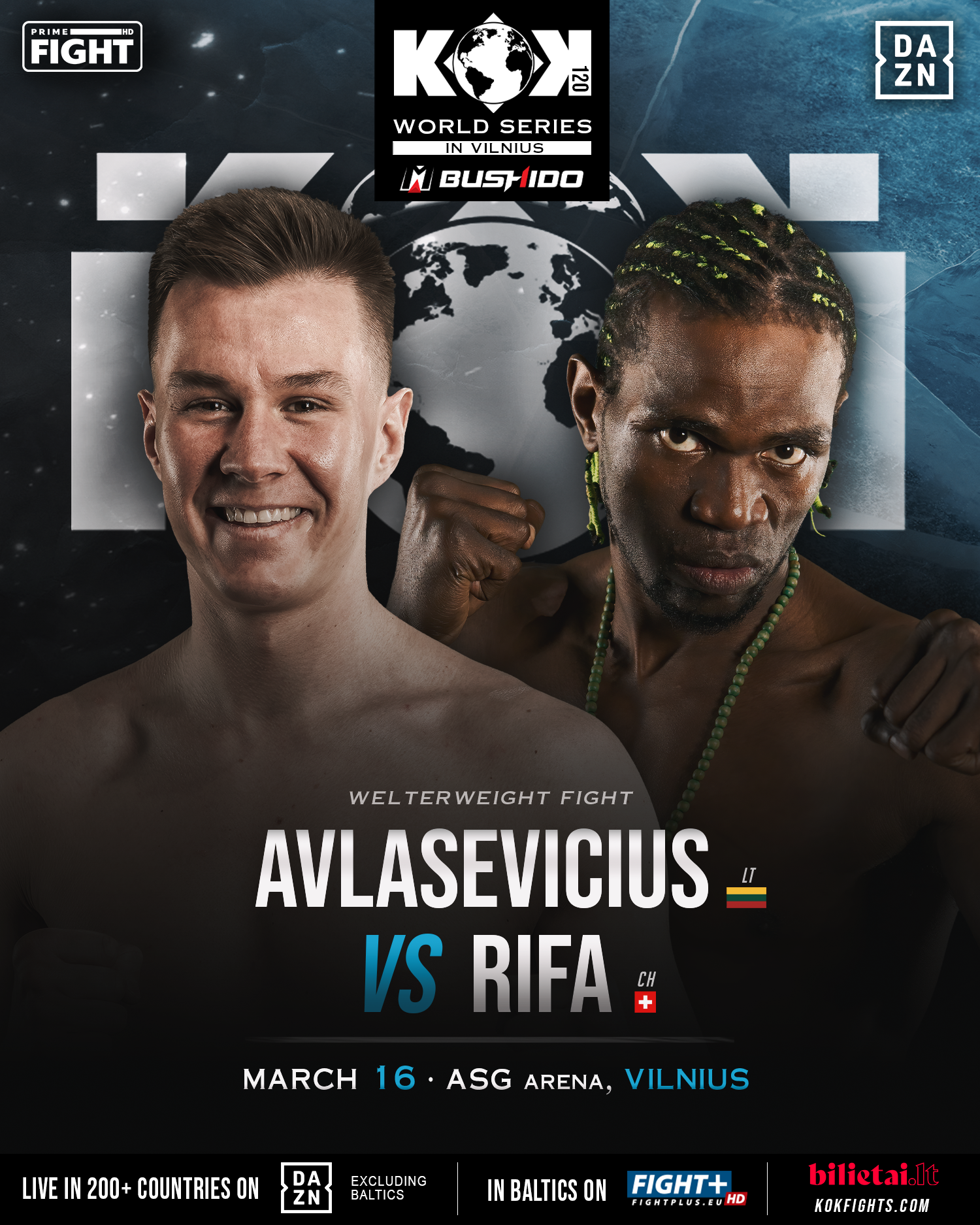 The clash of two titans: Raimondas Avlasevicius vs Manuel Rifa