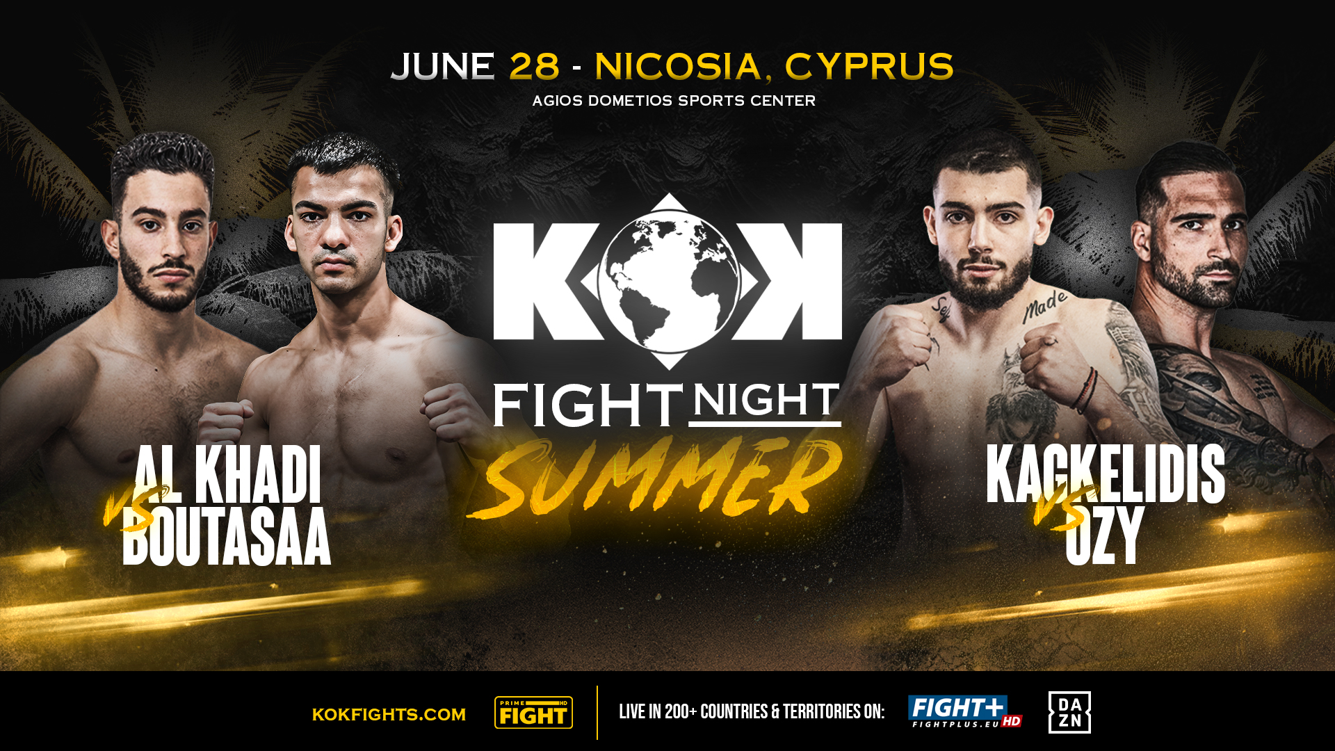 KOK Fight Night Summer Edition for June 28 in Cyprus