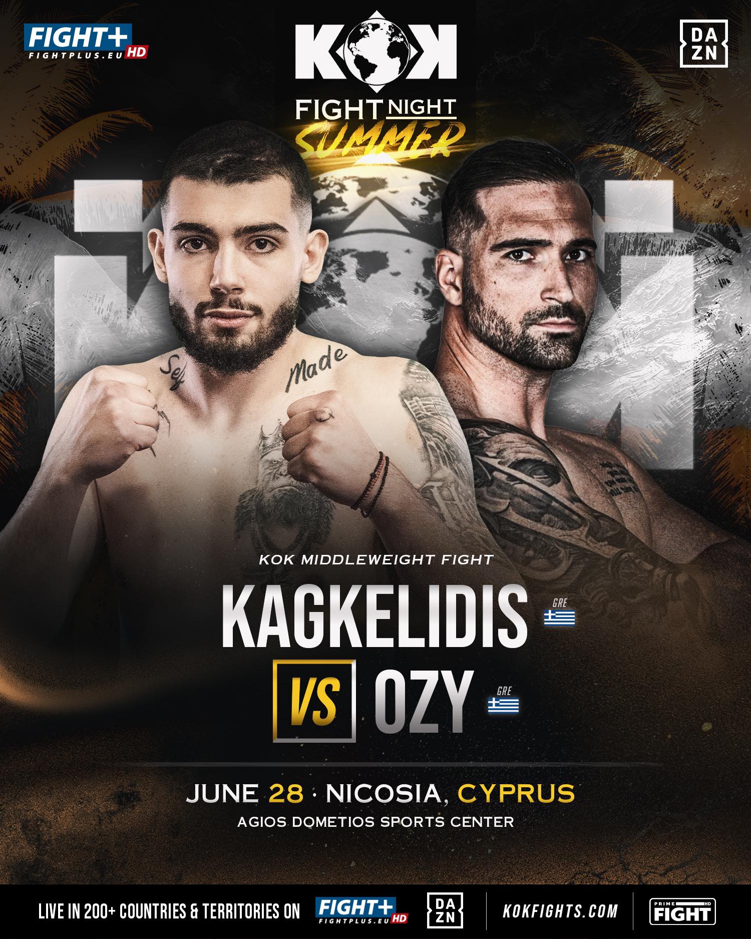 KOK Fight Night-Special Summer Edition Heads to Cyprus with Explosive Line-Up