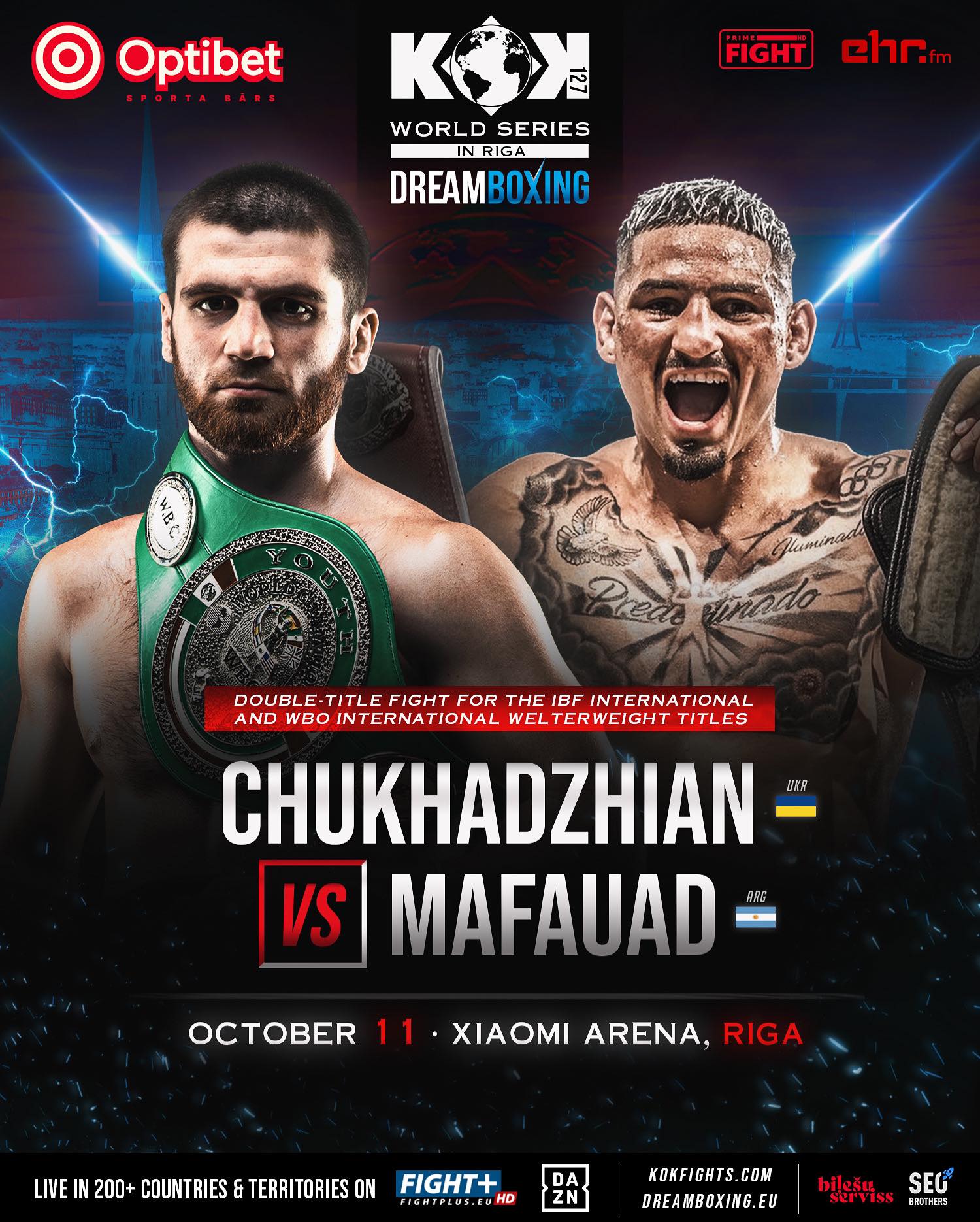DreamBoxing Showdown: Chukhadzhian vs. Mafauad — October 11, Riga